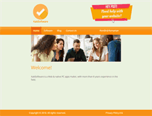 Tablet Screenshot of kattsoftware.com